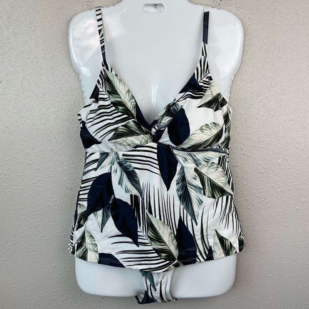 NWT La Blanca Tankini Top and Bottoms Size 10
